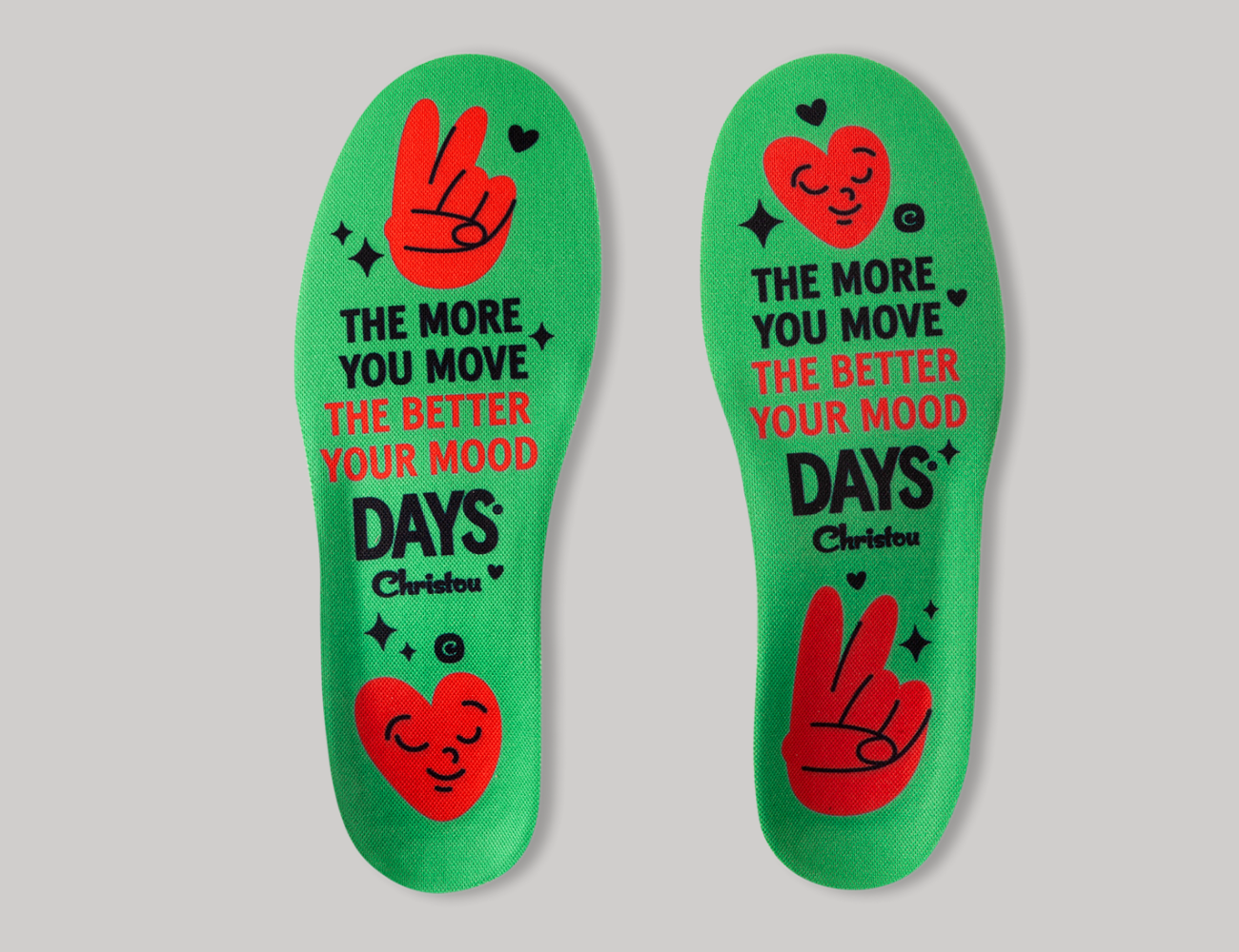 Ανατομικοί Πάτοι για Ενήλικες Move Your Mood Comfy Green