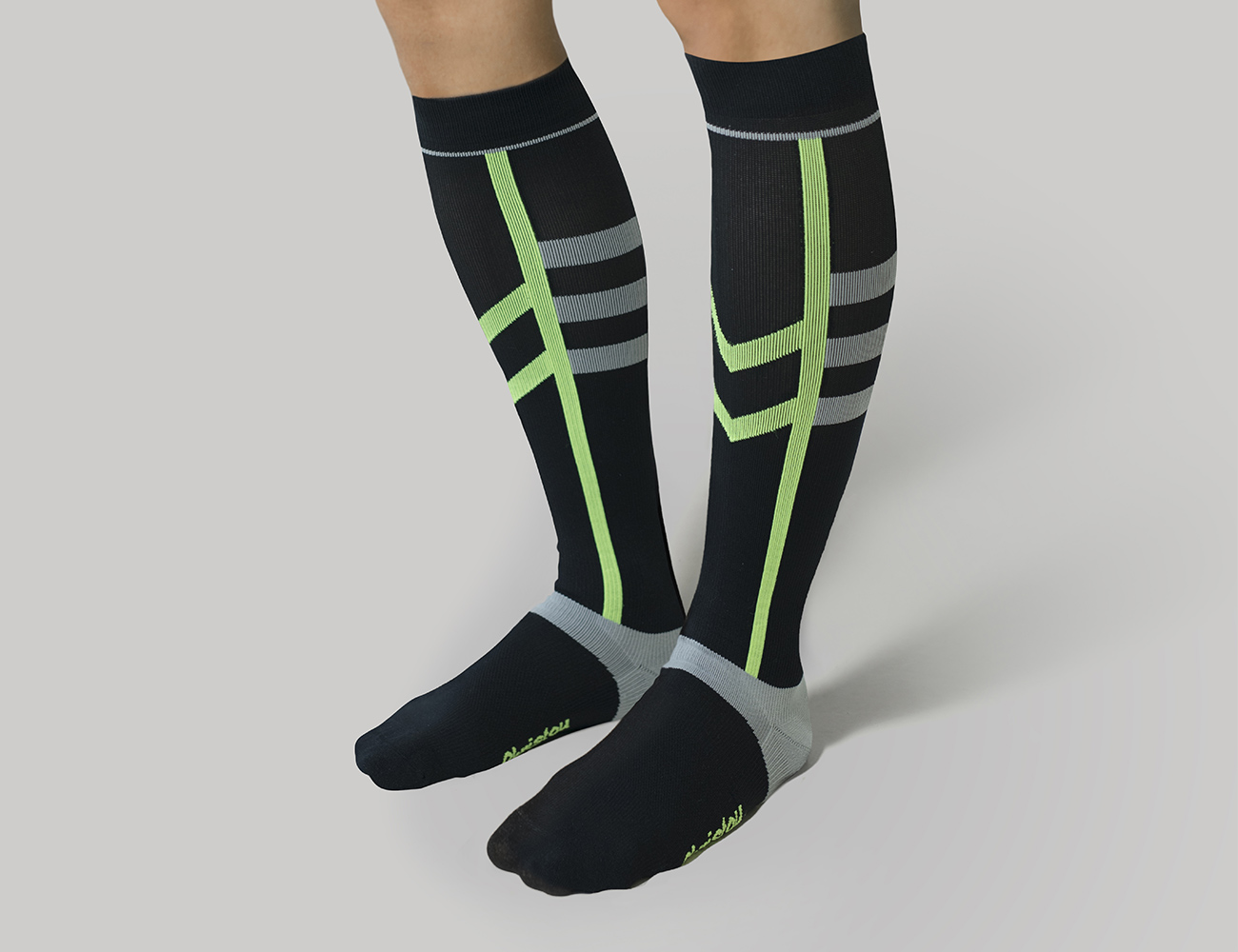 Αθλητικές Κάλτσες Διαβαθμισμένης Συμπίεσης Black 1142-323