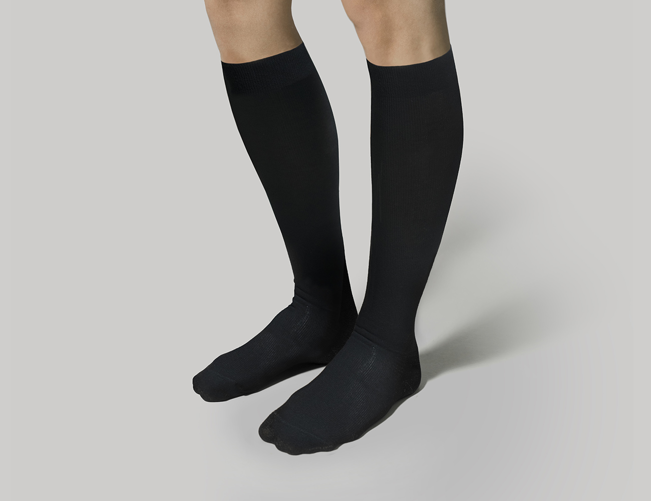 Αντρικές Κάλτσες Διαβαθμισμένης Συμπίεσης με Βαμβάκι 2τμχ